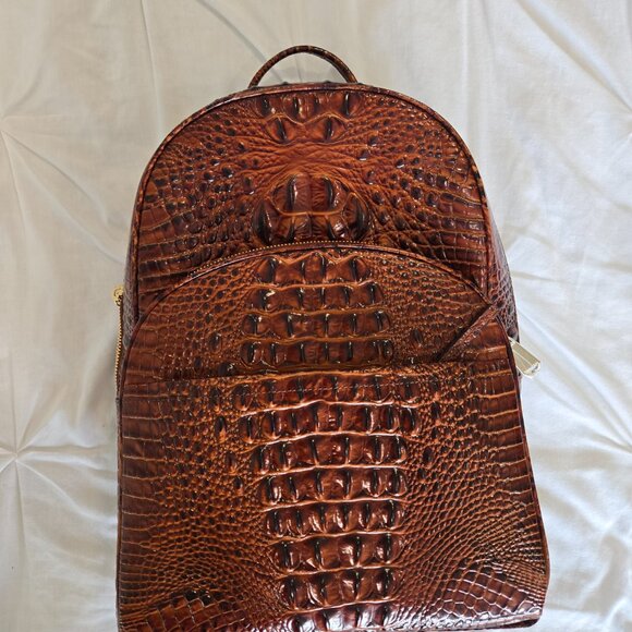BRAHMIN - Dartmouth Backpack - Pecan Melbourne - Picture 3 of 8